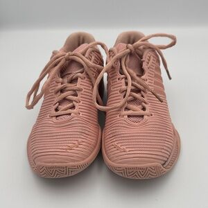 K-Swiss Hypercourt Express 2 Lucky in Love Tennis Shoes, Mellow Rose/Gold Size 7